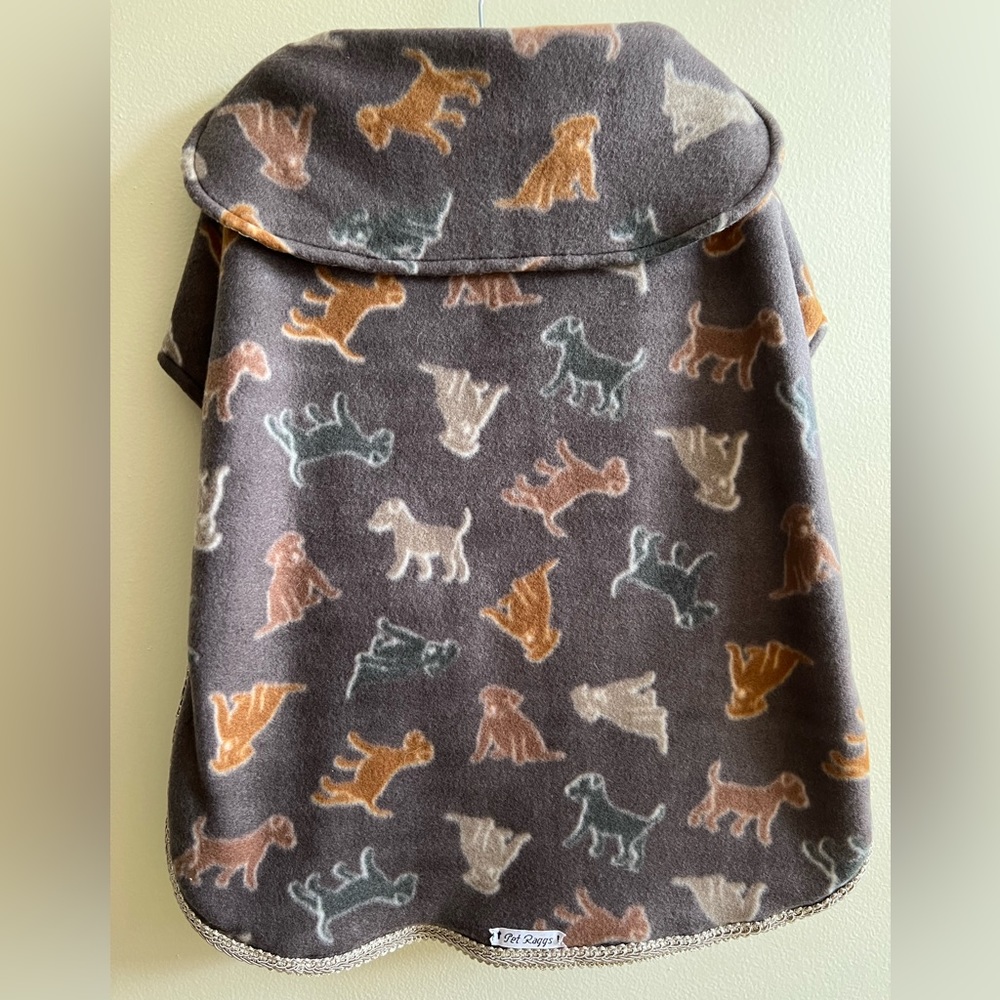 Handmade Fleece Jacket with Collar